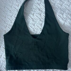 Brandy Melville Green Halter Top